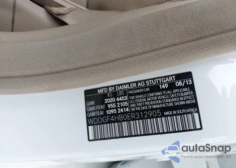 2014 Mercedes-Benz C 250 Luxury/Sport from USA, damaged, VIN WDDGF4HB0ER312905